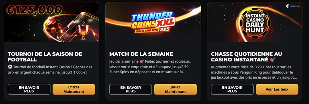 bonus dans instant casino